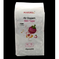 MAKUKU Air Diapers Slim Tape M