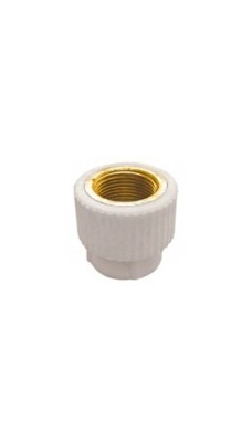 PPR White Female Adaptor Copper 1"