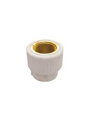 PPR White Female Adaptor Copper 3/4"