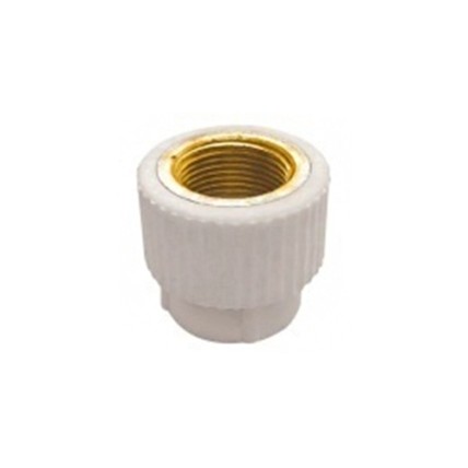 PPR White Female Adaptor Copper 1"