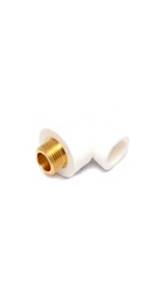 PPR White Male Elbow Copper 1/2"