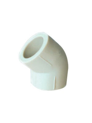 PPR White Elbow 45 3/4"