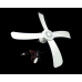 LOHO Solar DC 12V Ceiling Fan