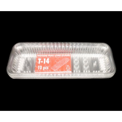 Hot Dog Tray Long 10"