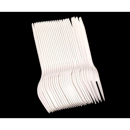Disposable Fork White Small