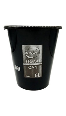 Orocan Trash Can Black 