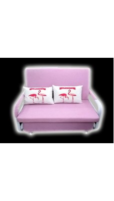 Sofa Bed 1.3M Pink