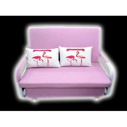 Sofa Bed 1.3M Pink
