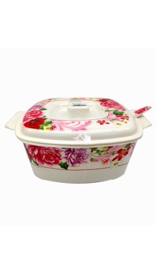 Bowl w/ cover+ Serving Spoon