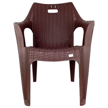 Rattan Chair with Armrest