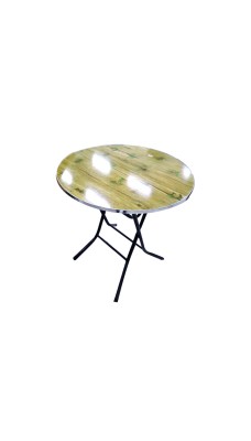 Round Wood Folding Table 80*80