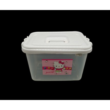 Hello Kitty Trans Storage Box 12L