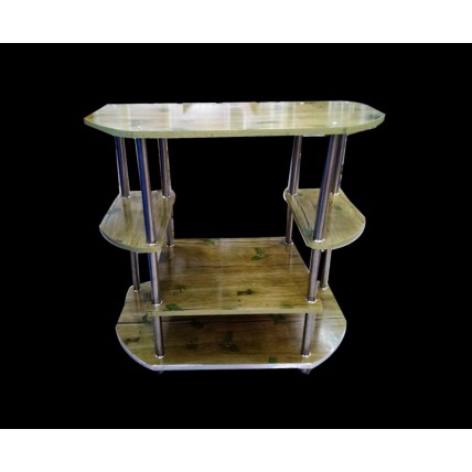 Wood TV Table Rack