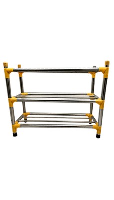Stainless Shoe Rack 3 Layer 