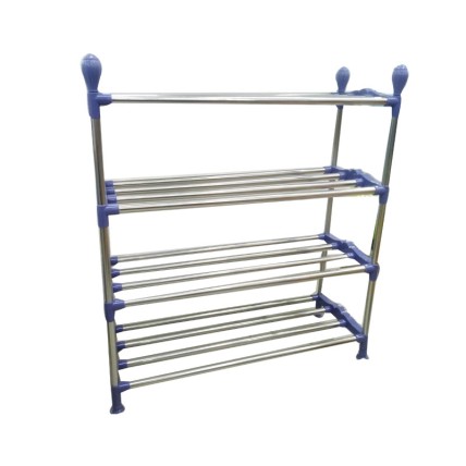 Stainless Shoe Rack 4 Layer