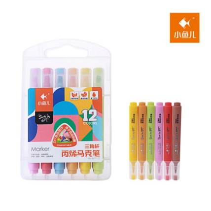 Color Marker 12pcs 6677-12