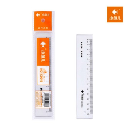 Plastic Ruler Hard 15cm 9015