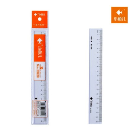Plastic Ruler Hard 20cm 9020