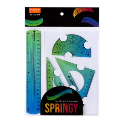 Ruler Set 20cm 4 pcs 9105-WM