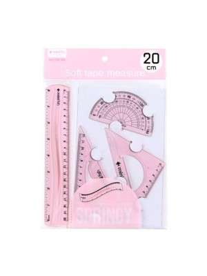 Ruler Set 20cm 4 pcs 9108-WM