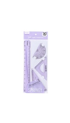 Ruler Set 30cm 4 pcs 9109-WM