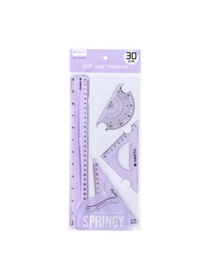 Ruler Set 30cm 4 pcs 9109-WM