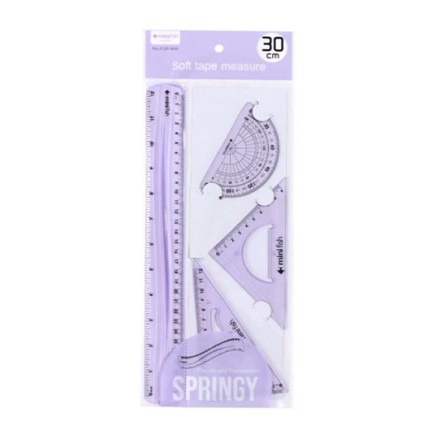 Ruler Set 30cm 4 pcs 9109-WM