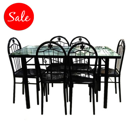 Glass Table 6 Seaters #LLM-103