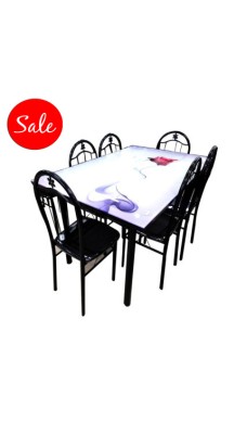 Glass Table 6 Seaters #LLM-104