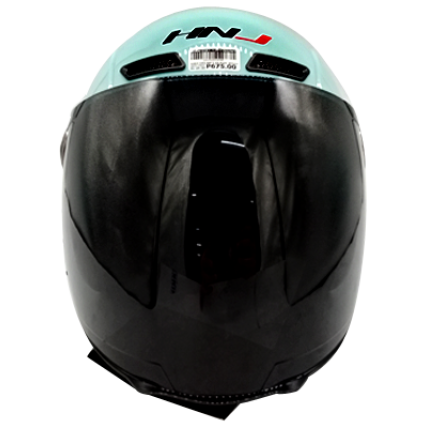 HNJ Tinted Half Face Helmet #923