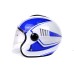 RXR HALF FACE HELMET R066C WHITE/BLUE