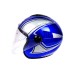 RXR HALF FACE HELMET R066C BLUE/SILVER