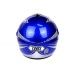 RXR HALF FACE HELMET R066C BLUE/SILVER