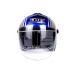 RXR HALF FACE HELMET R066C BLUE/SILVER