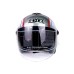 RXR HALF FACE HELMET R066C SILVER/WHITE