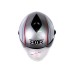 RXR HALF FACE HELMET R066C SILVER/WHITE