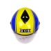 RXR HALF FACE HELMET R066C YELLOW/BLUE