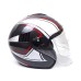 RXR HALF FACE HELMET R066C GRAY/WHITE