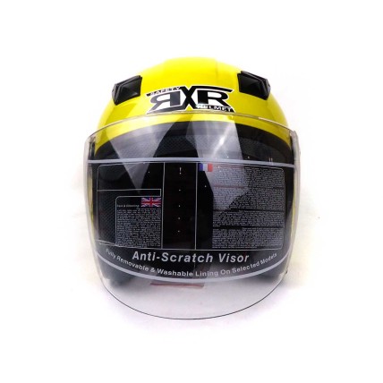 RXR 007 Half Face Helmet Yellow
