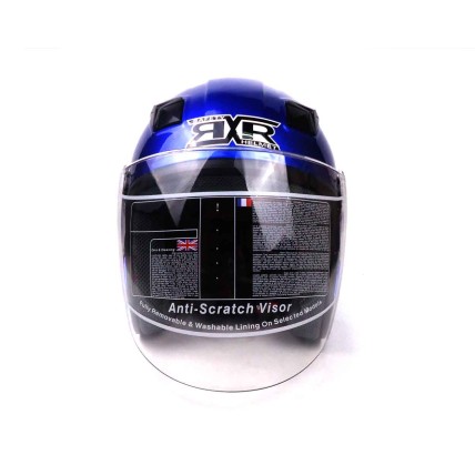 RXR 007 Half Face Helmet Blue