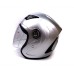 RXR 007 Silver Half Face Helmet