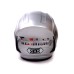 RXR 007 Silver Half Face Helmet