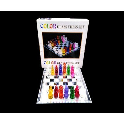 Trans Chess Board Colored